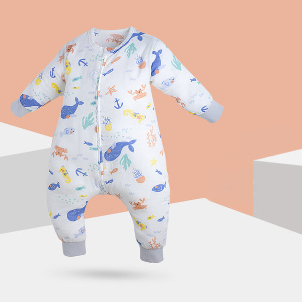 Pijama Bebé Convertible con Piernas Separables y Mangas Desmontables