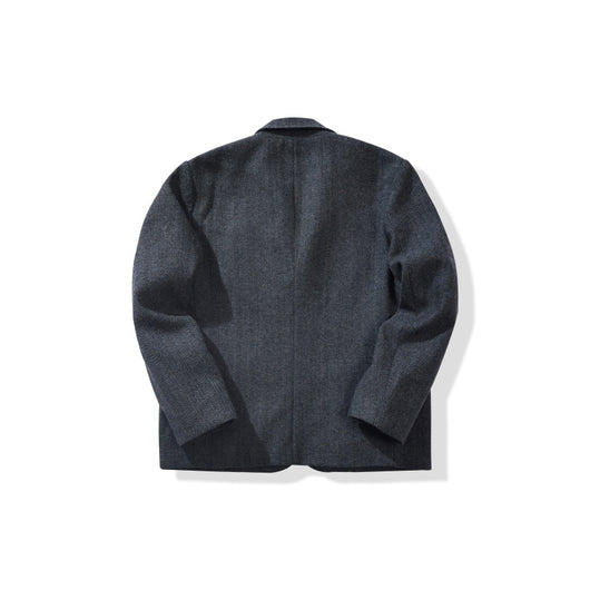 Chaqueta de Lana Gruesa Espiga Retro para Hombre - Image 5