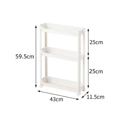 Gabinete de Almacenamiento Ultrafino para Puerta de Baño - Image 7