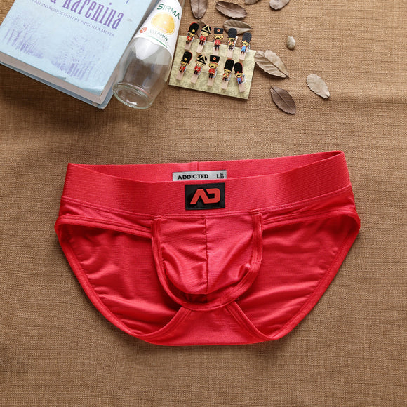Calzoncillos Tanga de Talle Bajo en Nylon Cepillado para Hombre