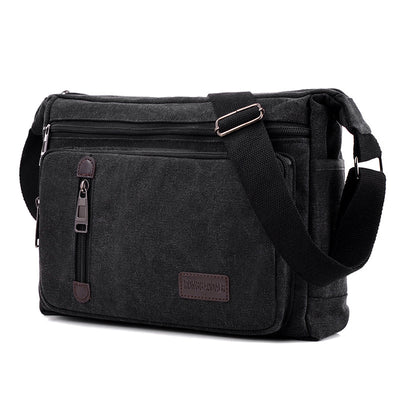 Bolsa Mensajera Retro Hombre con Diseño de Capas - Image 24
