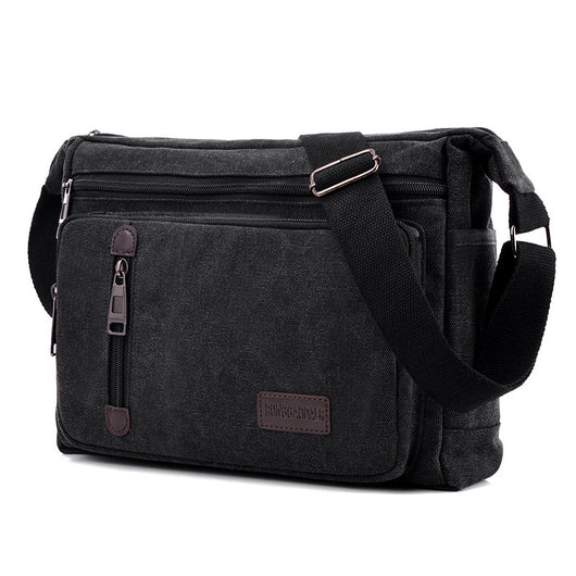 Bolsa Mensajera Retro Hombre con Diseño de Capas - Image 24
