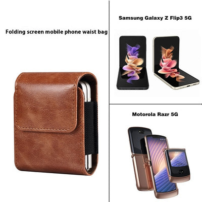 Bolsa de Cintura de Cuero con Pantalla Abatible para Teléfono - Image 16