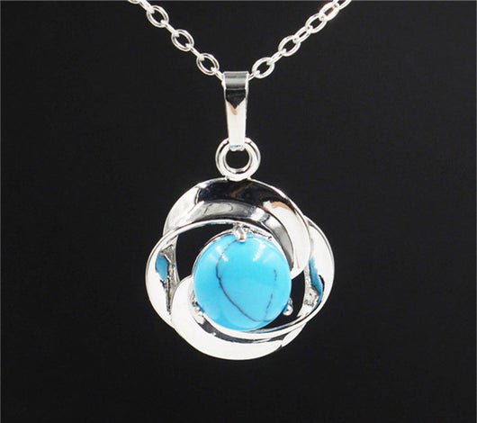 Collar Colgante de Flor en Cristal Natural - Image 7