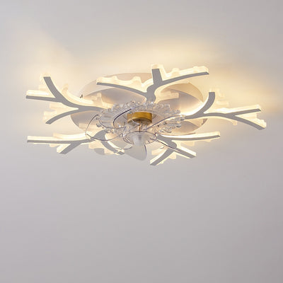Lámpara de Techo Silenciosa con Ventilador para Dormitorio y Sala - Image 39