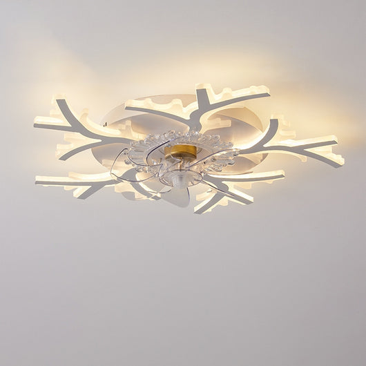 Lámpara de Techo Silenciosa con Ventilador para Dormitorio y Sala - Image 39