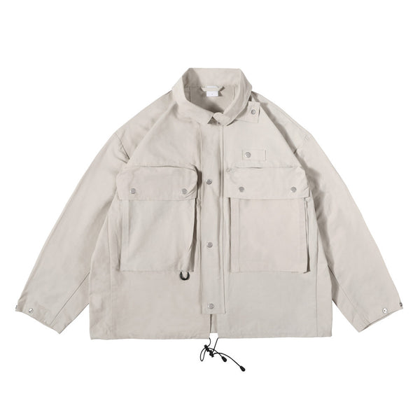 Chaqueta de Hombre con Bolsillos Tridimensionales