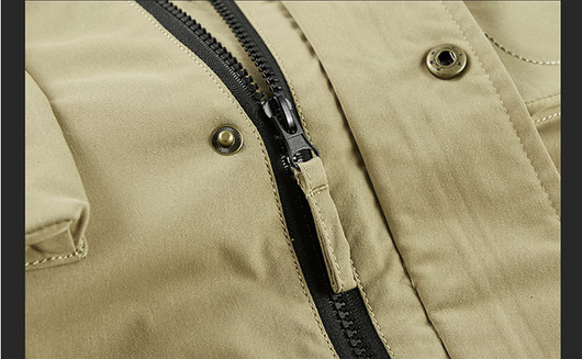 Chaqueta Acolchada Oversize con Múltiples Bolsillos para Tallas Grandes - Image 16