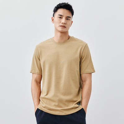 Playera Básica de Algodón Pesado para Hombre - Cuello Redondo Clásico - Image 14