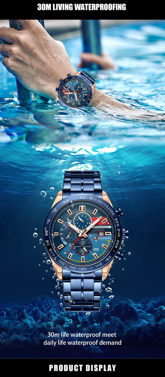 Reloj Deportivo Impermeable Multifuncional con Calendario y Esfera Grande - Image 12