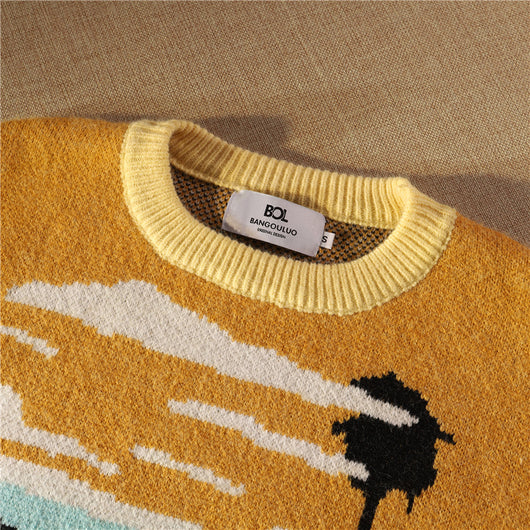 Suéter Retro Americano Oversized - Chaqueta Tejida Cómoda Estilo Coreano - Image 10