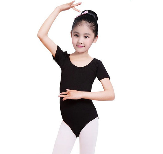 Ropa de Danza Infantil de Manga Corta para Ejercicio - Image 9