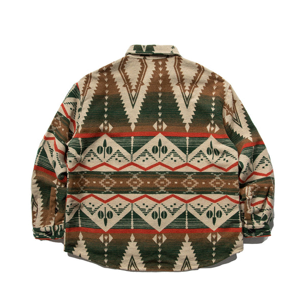 Camisa de Lana Estilo Retro Étnico Japonés