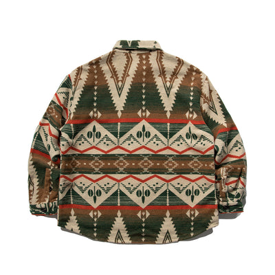 Camisa de Lana Estilo Retro Étnico Japonés - Image 2