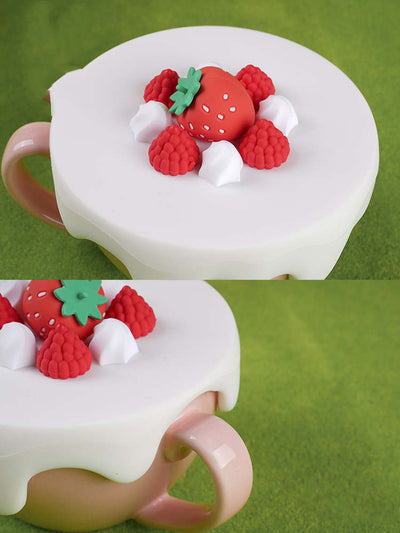 Set de Tazas Creativas Fresa y Miel Lisa - Image 6