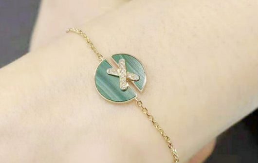 Pulsera Circular con Colgante en Forma de X para Mujer - Image 7