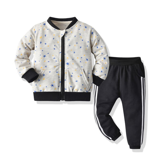 Conjunto Deportivo Infantil con Chaqueta Estampado Estrellas - Image 8