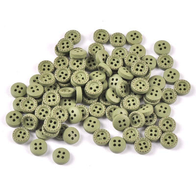 Botones de Madera Redondos Colores Morandi para Prendas - Image 17