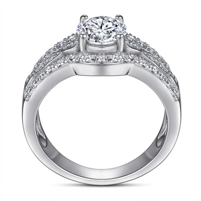 Anillo de Plata S925 con Diamantes Micro-engastados - Image 9