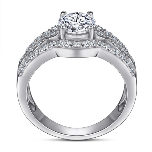 Anillo de Plata S925 con Diamantes Micro-engastados - Image 9