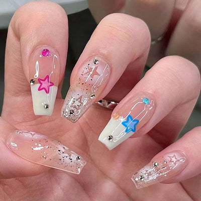 Uñas Postizas Cat Eye Rubor - Parches de Manicura Lista para Usar - Image 59