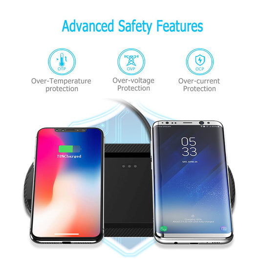Cargador Inalámbrico Dual para Smartphones - Image 18