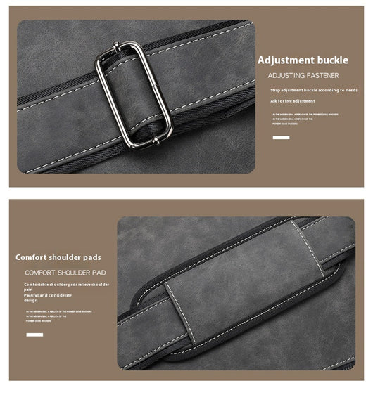 Bolso Bandolera de Cuero PU Retro para Hombre - Estilo Casual Trendy - Image 32