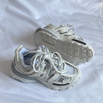 Tenis Retro Minimalistas con Suela Gruesa para Hombre - Image 8