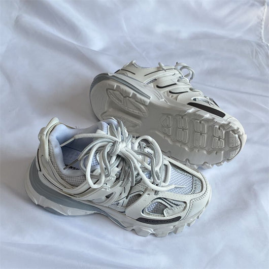 Tenis Retro Minimalistas con Suela Gruesa para Hombre - Image 8