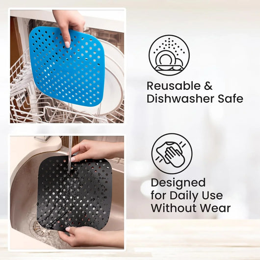 Reusable Air Fryer Liners 3 Pack for 3-5QT or Bigger - 7.5" Square Silicone Airfryer Liner - Easy to Clean Air Fryer Accessories as Seen on the Today Show - Safe Non-Stick Parchment Paper Replacer - Tekeno