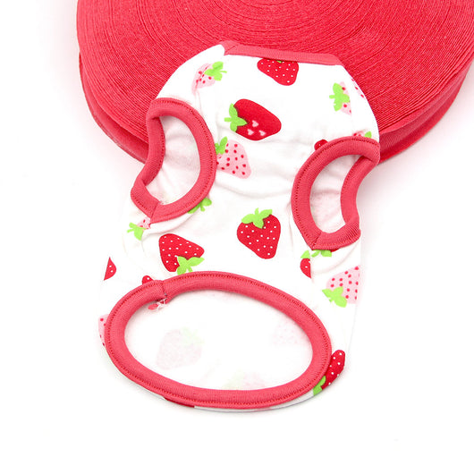 Chaleco Fino de Algodón Estampado para Mascotas - Colores Pastel Primavera Verano - Image 12