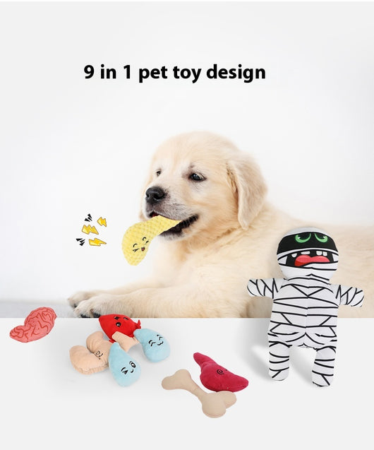 Juguete Interactivo de Peluche Momia con Escondite de Alimentos - Image 7
