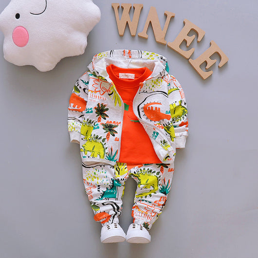 Conjunto de Tres Piezas de Suéter Casual para Niño - Image 2