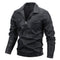 PU Leather Motorcycle Jacket - Premium Style Moto Coat