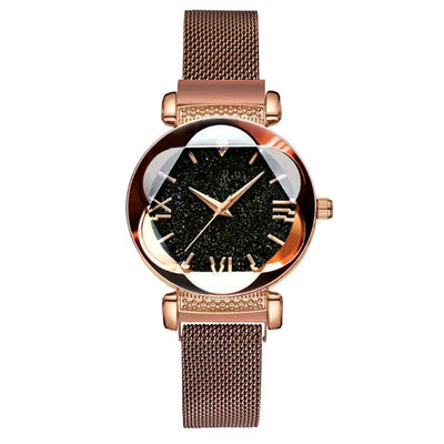Reloj de Mujer Cielo Estrellado Magnético con Diseño Romano - Image 6