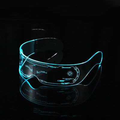 Gafas Futuristas Punk de Tecnología Luminiscente para Fotografía Sci-Fi - Image 11