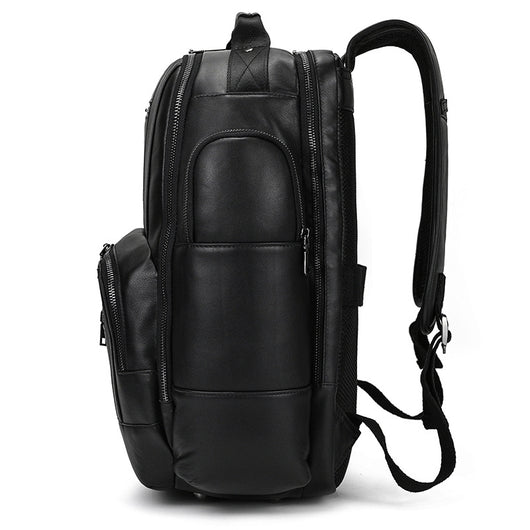 Mochila Multifuncional de Cuero Crazy Horse - Gran Capacidad Genuina - Image 8