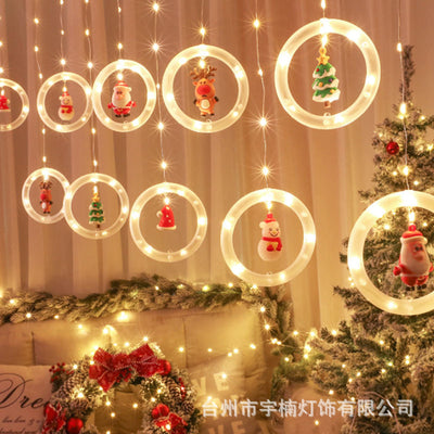 Cadena de Luces Navideñas para Cortinas - Image 4