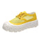 Zapatos Plataforma Mujer con Tacón Medio y Punta Redonda