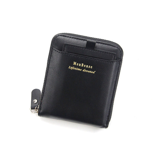 Billetera Compacta para Hombre con Múltiples Compartimentos y Cierre de Cremallera - Image 3
