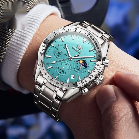 Reloj Deportivo de Cuarzo con Estilo Personalizado para Hombre