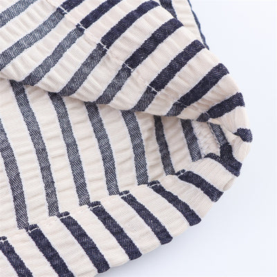 Blusa Rayada con Moño - Manga Corta Versátil para Verano - Image 11