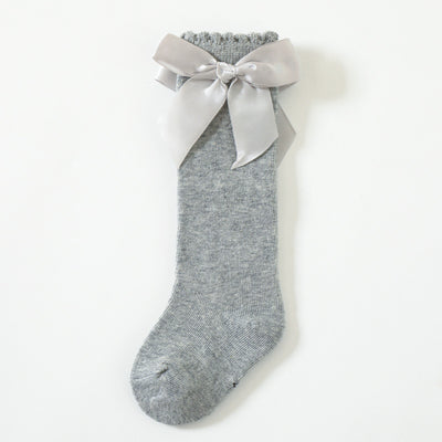 Calcetines Largos para Bebé con Moño Grande y Puño Sin Presión - Image 8