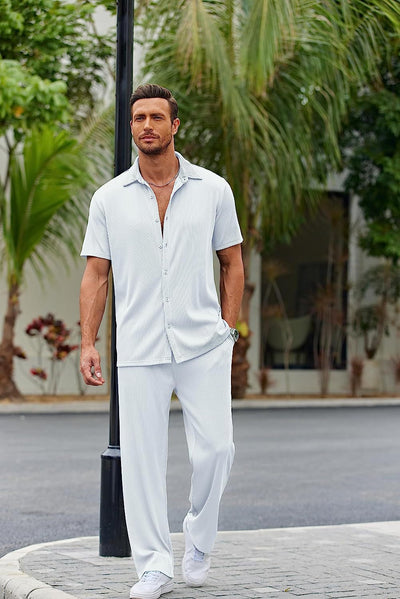 Pantalón Corto Suelto de Ocio - Traje Deportivo Casual - Image 20