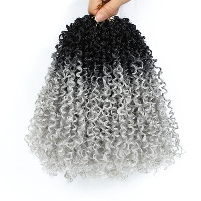 Peluca de Fibra Sintética Rizos Pequeños 20 cm - Estilo Irregular Crochet - Image 9