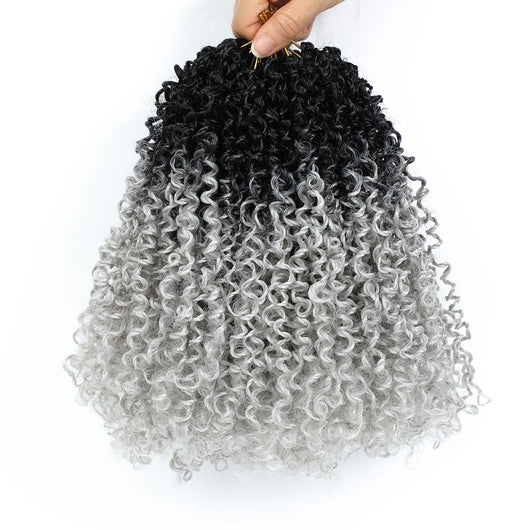 Peluca de Fibra Sintética Rizos Pequeños 20 cm - Estilo Irregular Crochet - Image 9