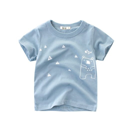 Playera Infantil de Manga Corta con Diseño de Caricatura - Image 7