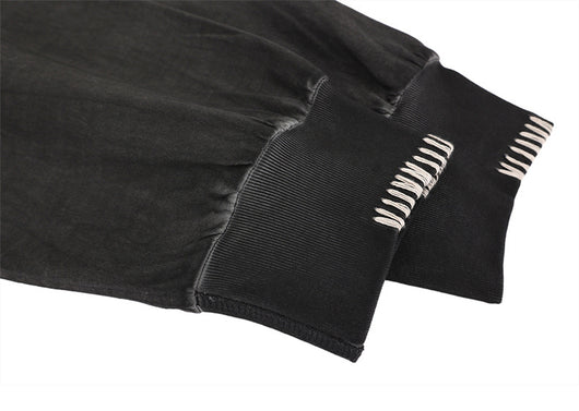 Camiseta Manga Larga Oversize Tejida a Mano para Hombre - Algodón Pesado - Image 24