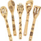 Conjunto de 5 utensílios de cozinha de madeira Star Wars – Colheres gravadas estilo queimado, ideal para presentes divertidos e decoração temática