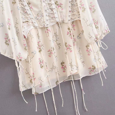 Vestido con Volantes y Cintura Definida - Image 4